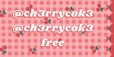 Ch3rryCokeFree profile photo 2