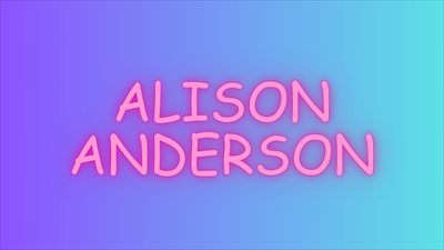 Alison Anderson profile photo 2